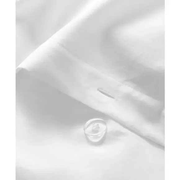 Charter Club Damask King Comforter Set White 3 Pc Cotton Blend NEW $400 - Picture 2 of 8